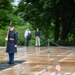Tomb Sentinel Places Flags at the Tomb of the Unknown Soldier