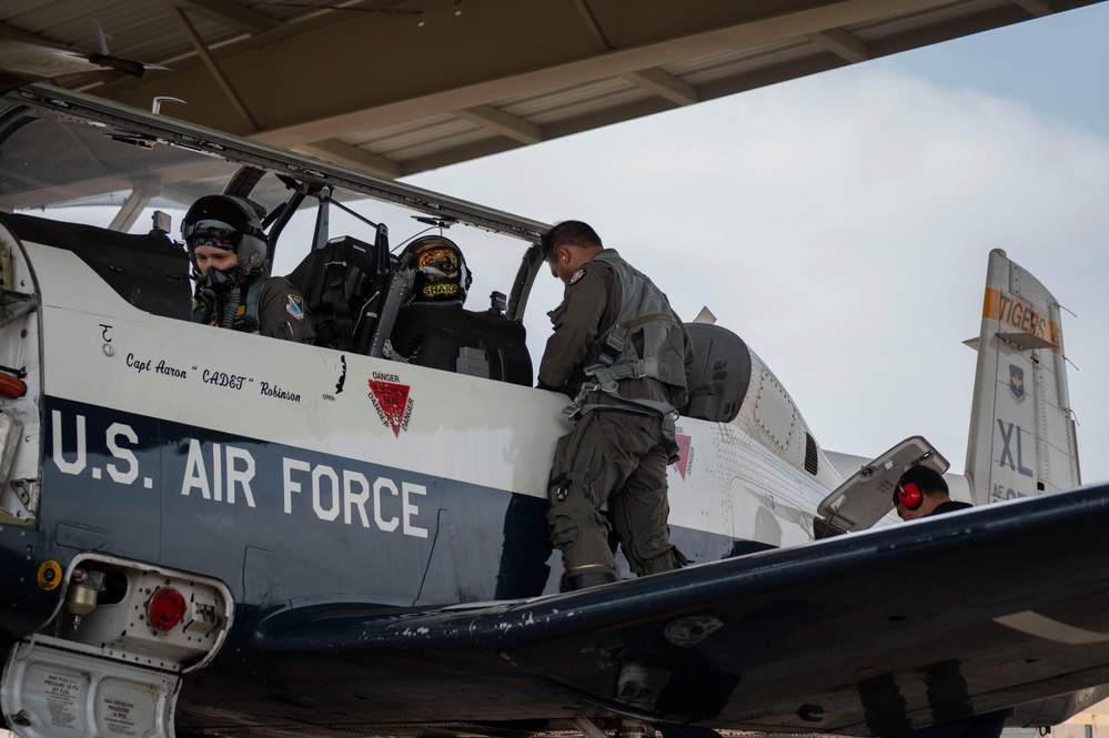 T-6A Texan II Black Letter Initial Sortie at Laughlin