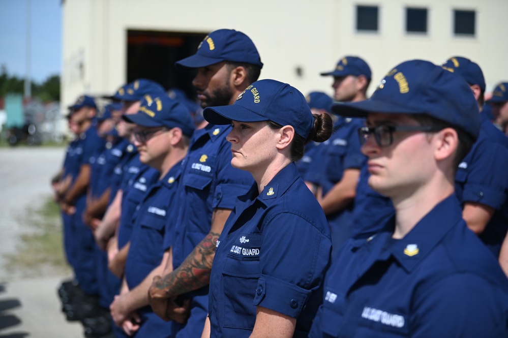 Coast Guard Ribbon Cutting at Fort Macon