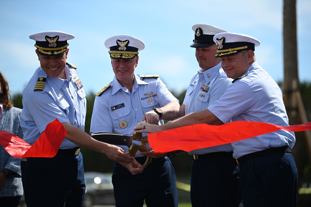 Coast Guard Ribbon Cutting at Fort Macon