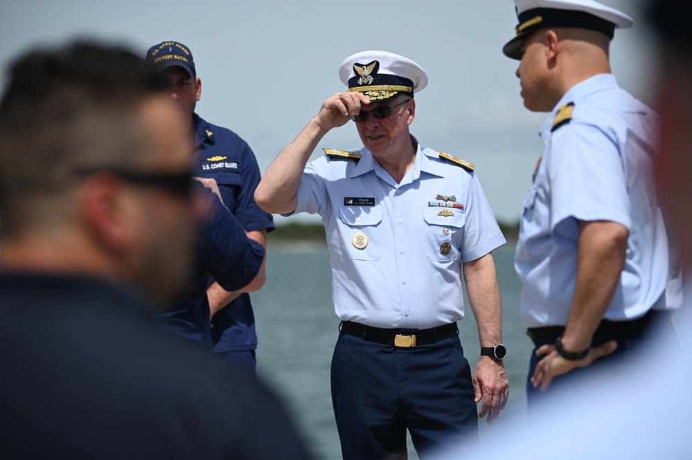 Coast Guard Ribbon Cutting at Fort Macon