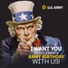 Army Birthday 249 Square Hype Graphic Uncle Sam