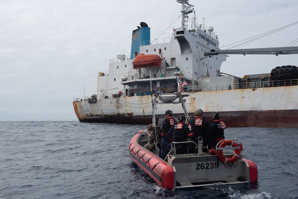 USCGC Munro conducts IUU boardings in Eastern Pacific Ocean