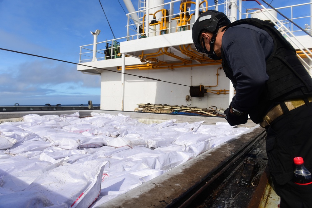 USCGC Munro conducts IUU boardings in Eastern Pacific Ocean