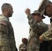 U.S. Army National Guard Captain Haney steps into his next rank and grade