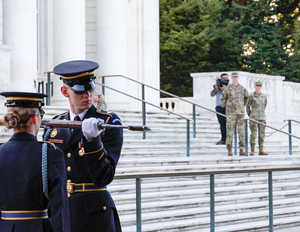 U.S. Army Maj. Gen. Retires as a Tomb Guard After 37 Years of Service