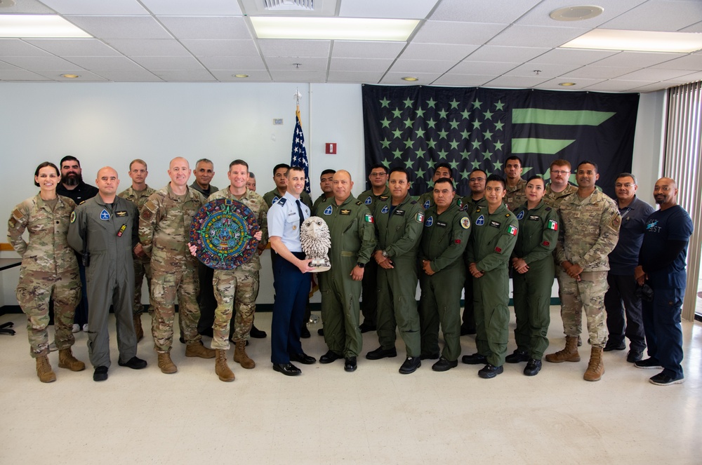 Mexican Air Force Officials Show Appreciation for Joint Base San Antonio Airmen