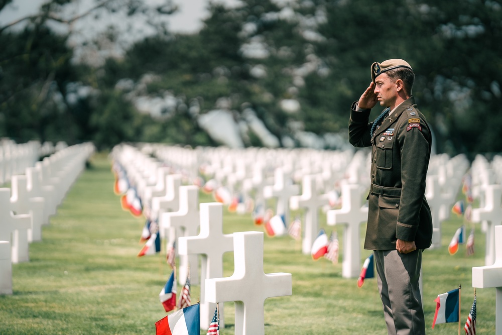 Normandy American Cemetery 80th Anniversary Commemoration of the Invasion of Normandy