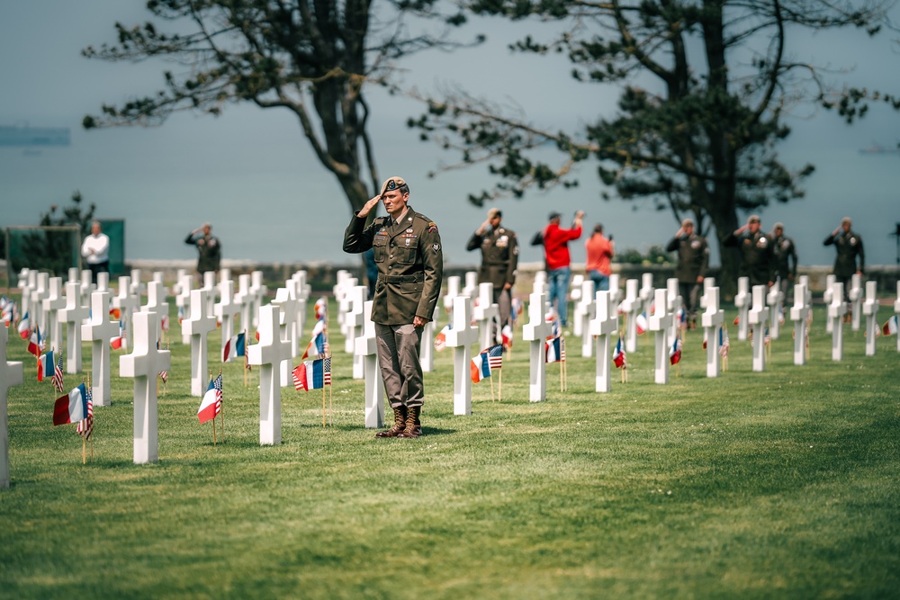 Normandy American Cemetery 80th Anniversary Commemoration of the Invasion of Normandy