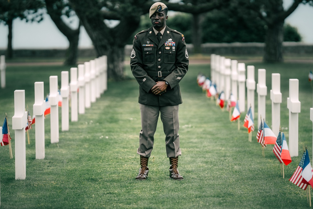 Normandy American Cemetery 80th Anniversary Commemoration of the Invasion of Normandy