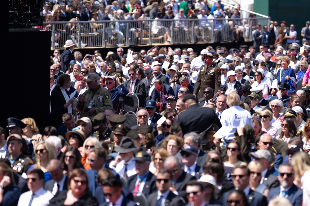 Normandy American Cemetery 80th Anniversary Commemoration of the Invasion of Normandy