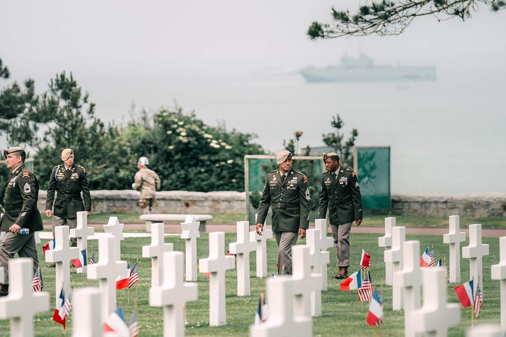 Normandy American Cemetery 80th Anniversary Commemoration of the Invasion of Normandy