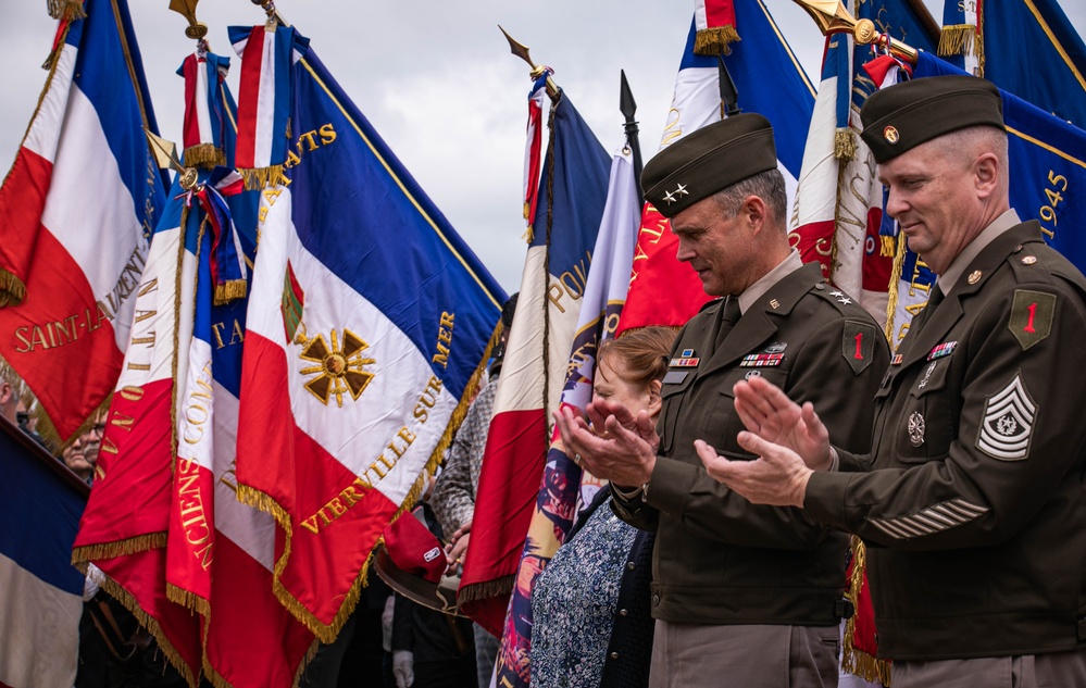 Big Red One Attends Annual D-Day Celebration