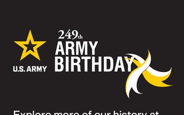 Army Birthday 249 History Microsite Graphic