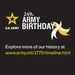 Army Birthday 249 History Microsite Graphic