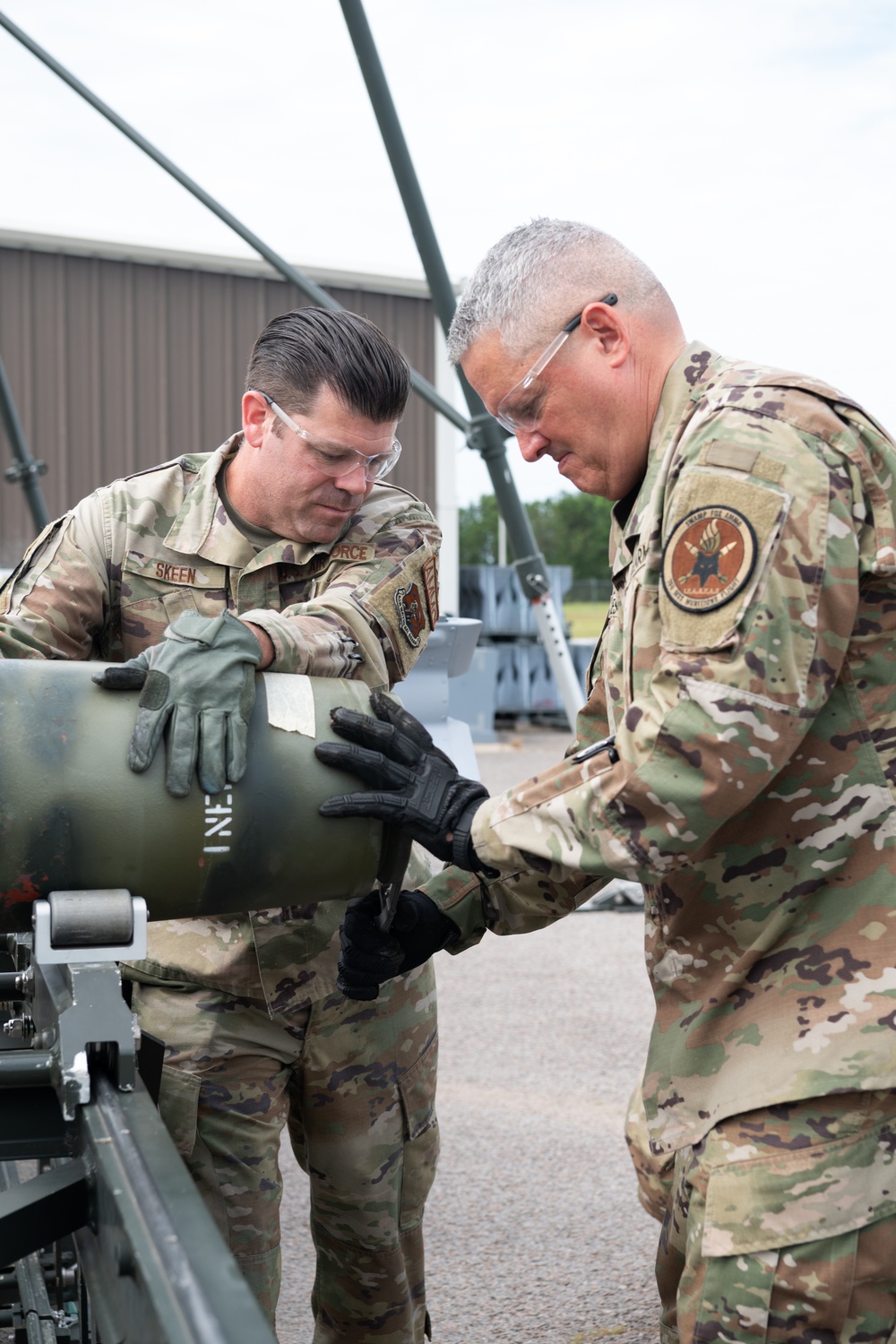 South Carolina National Guard Deputy Adjutant General visits Swamp Fox Ammo Airmen