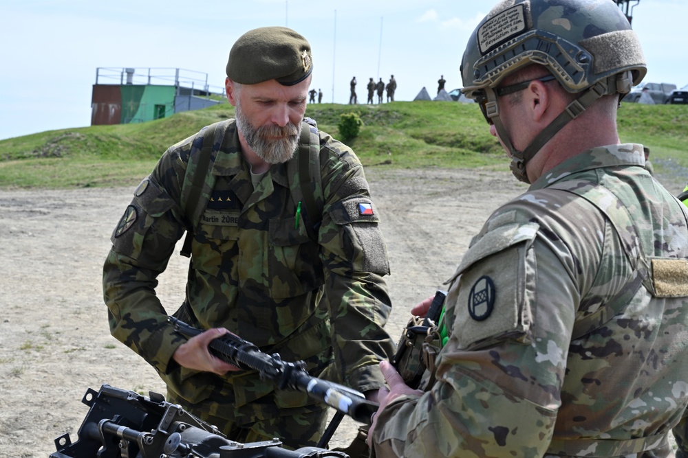 Immediate Response 24: U.S. and Czech Land Forces Vehicle and Weapons Orientation