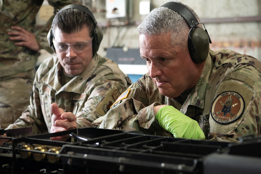 South Carolina National Guard Deputy Adjutant General visits Swamp Fox Ammo Airmen