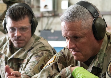 South Carolina National Guard Deputy Adjutant General visits Swamp Fox Ammo Airmen