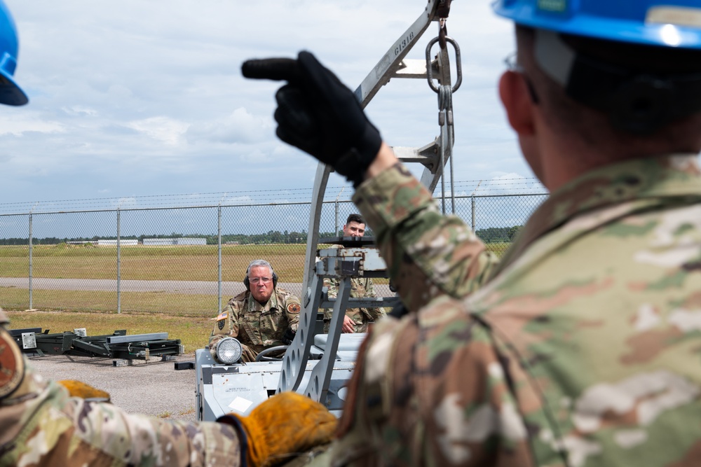 South Carolina National Guard Deputy Adjutant General visits Swamp Fox Ammo Airmen