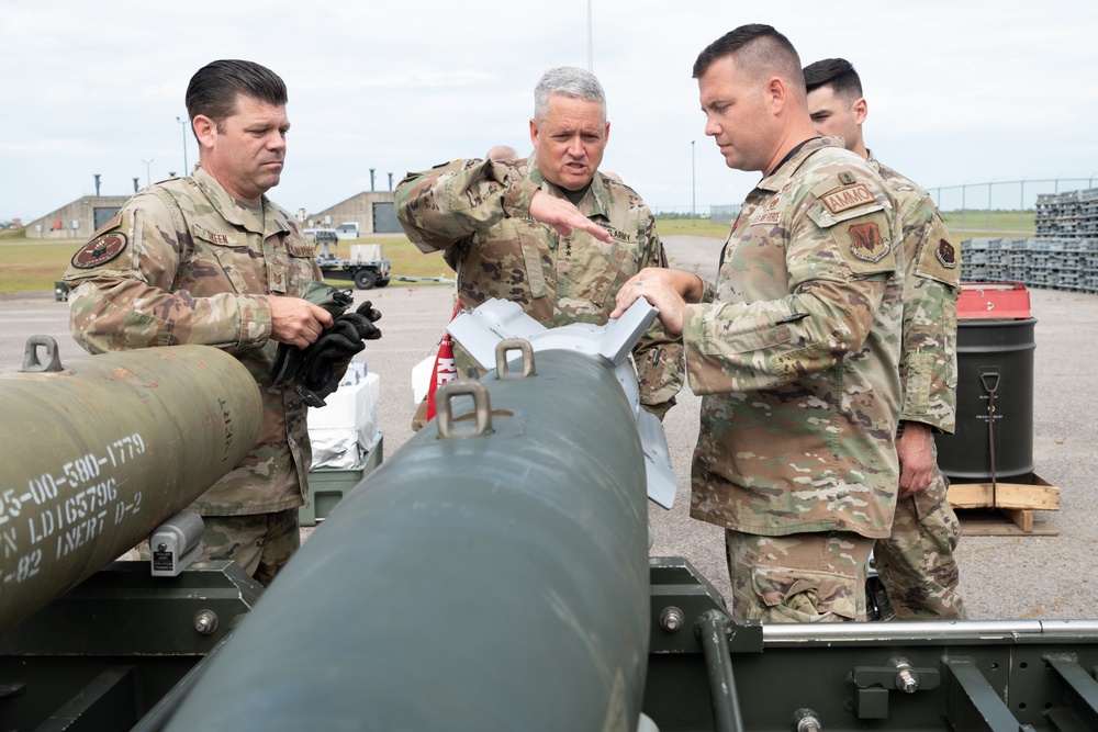 South Carolina National Guard Deputy Adjutant General visits Swamp Fox Ammo Airmen