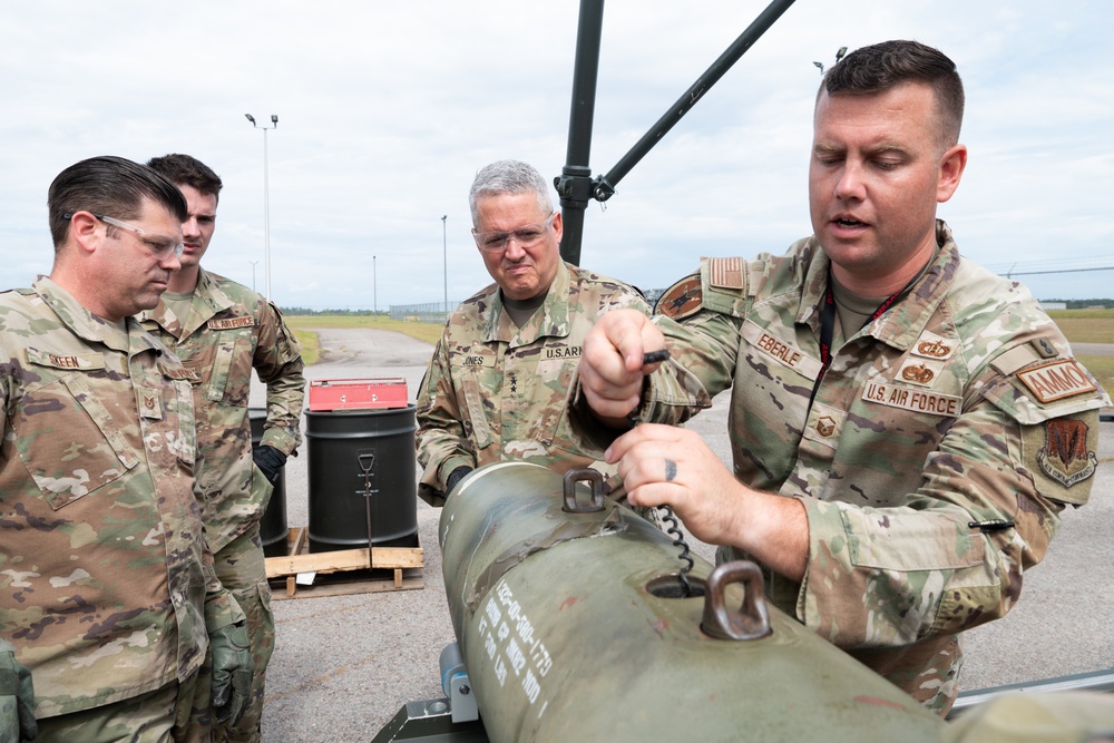 South Carolina National Guard Deputy Adjutant General visits Swamp Fox Ammo Airmen