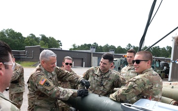 South Carolina National Guard Deputy Adjutant General visits Swamp Fox Ammo Airmen