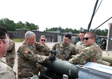 South Carolina National Guard Deputy Adjutant General visits Swamp Fox Ammo Airmen