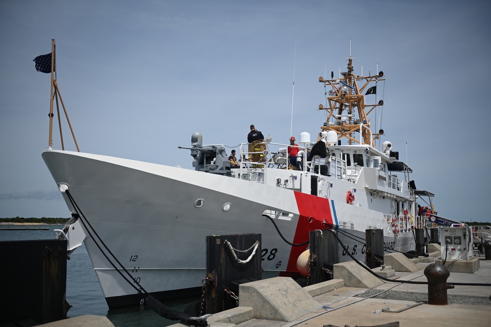 Coast Guard Ribbon Cutting at Fort Macon