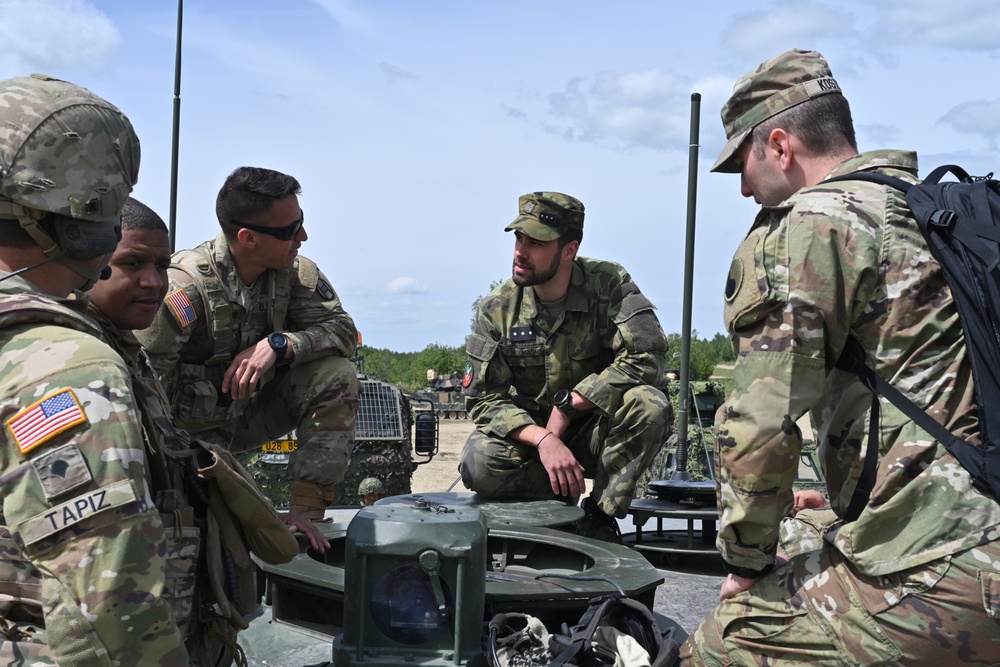 Immediate Response 24: U.S. and Czech Land Forces Vehicle and Weapons Orientation