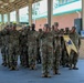 Commanders Pass Company Guidon in Change of Command
