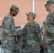 Commanders Pass Company Guidon in Change of Command