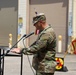 First Seargeants Pass Company Guidon in Change of Command