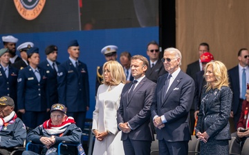 President Biden honors D-Day Vets in Normandy