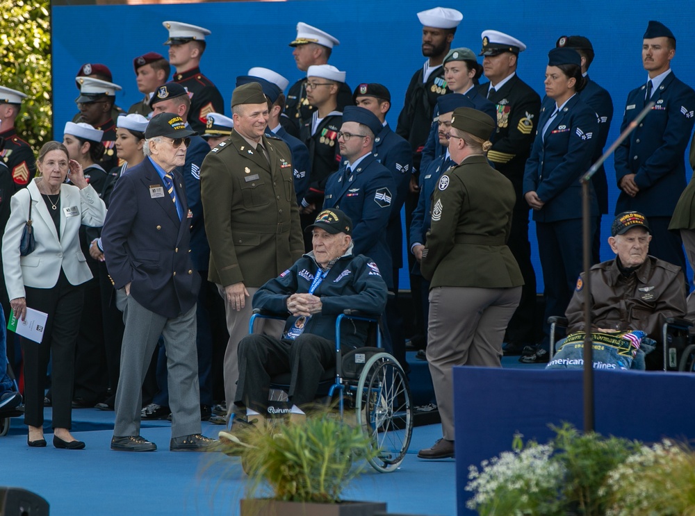 President Biden honors D-Day Vets in Normandy