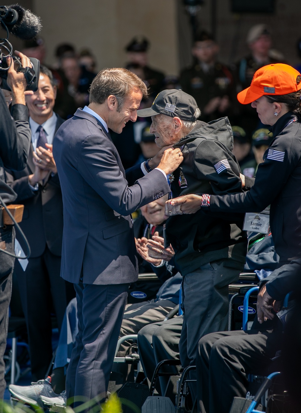 President Biden honors D-Day Vets in Normandy