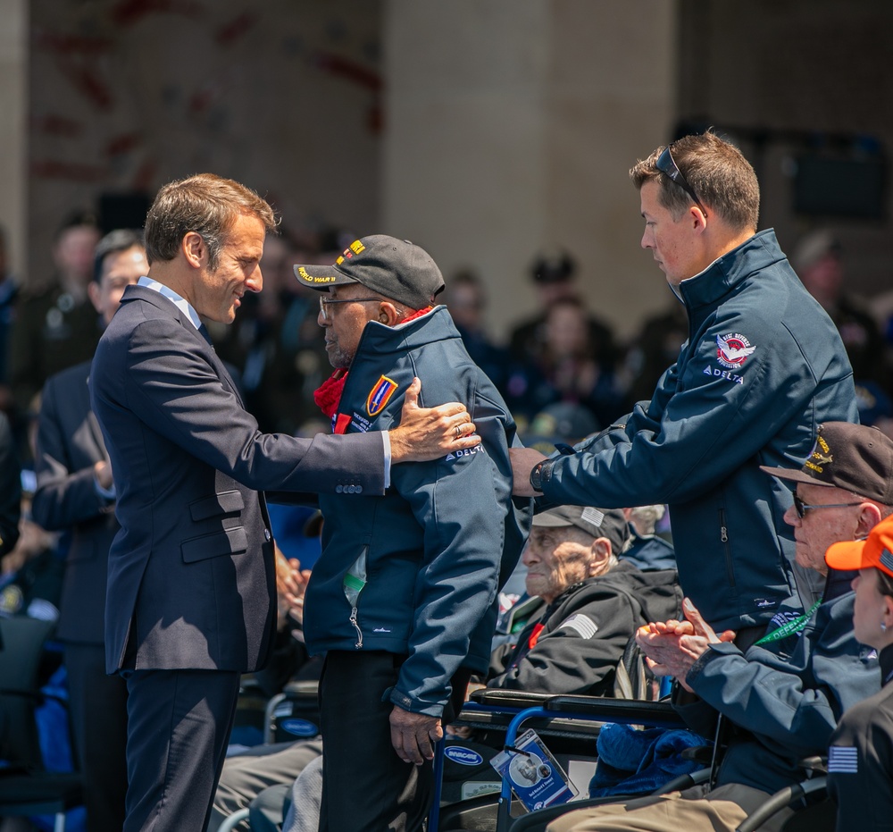 President Biden honors D-Day Vets in Normandy