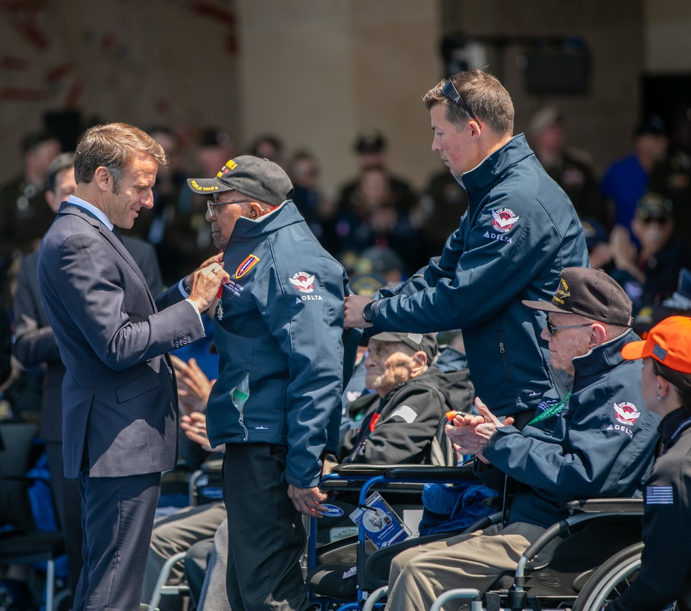 President Biden honors D-Day Vets in Normandy