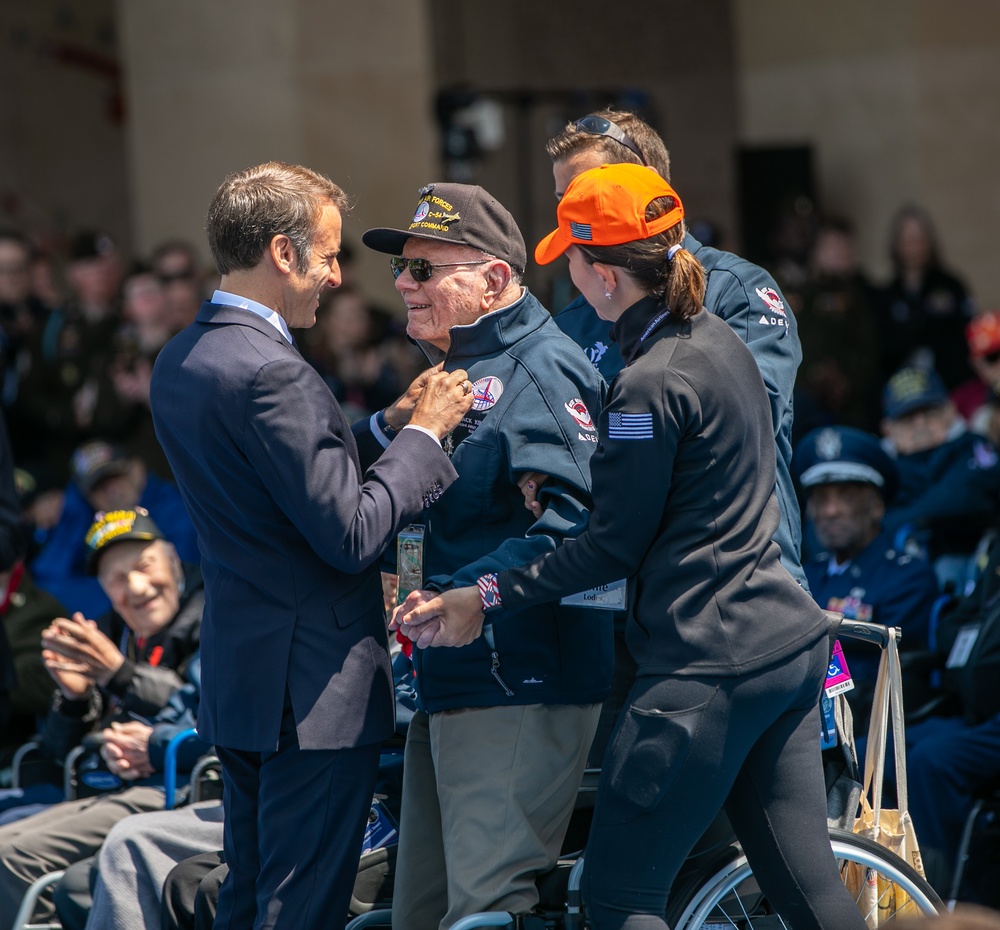 President Biden honors D-Day Vets in Normandy