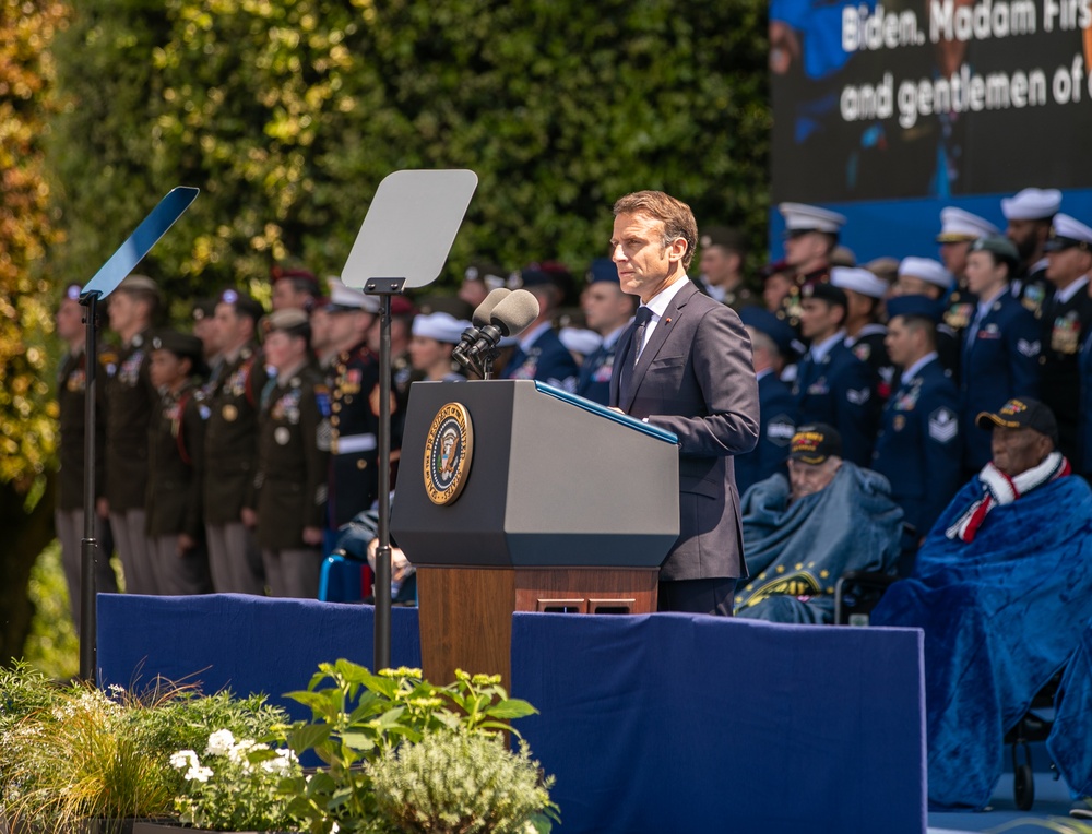 President Biden honors D-Day Vets in Normandy