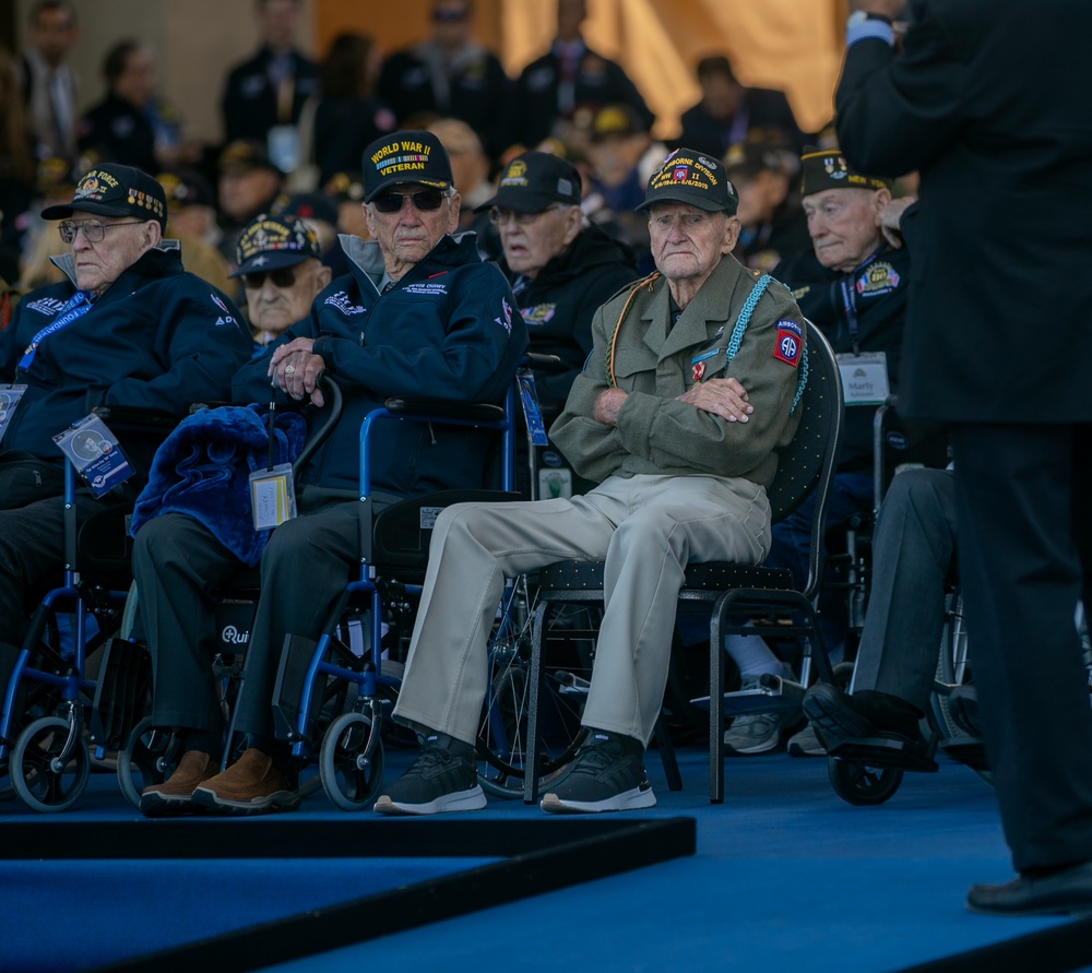 President Biden honors D-Day Vets in Normandy