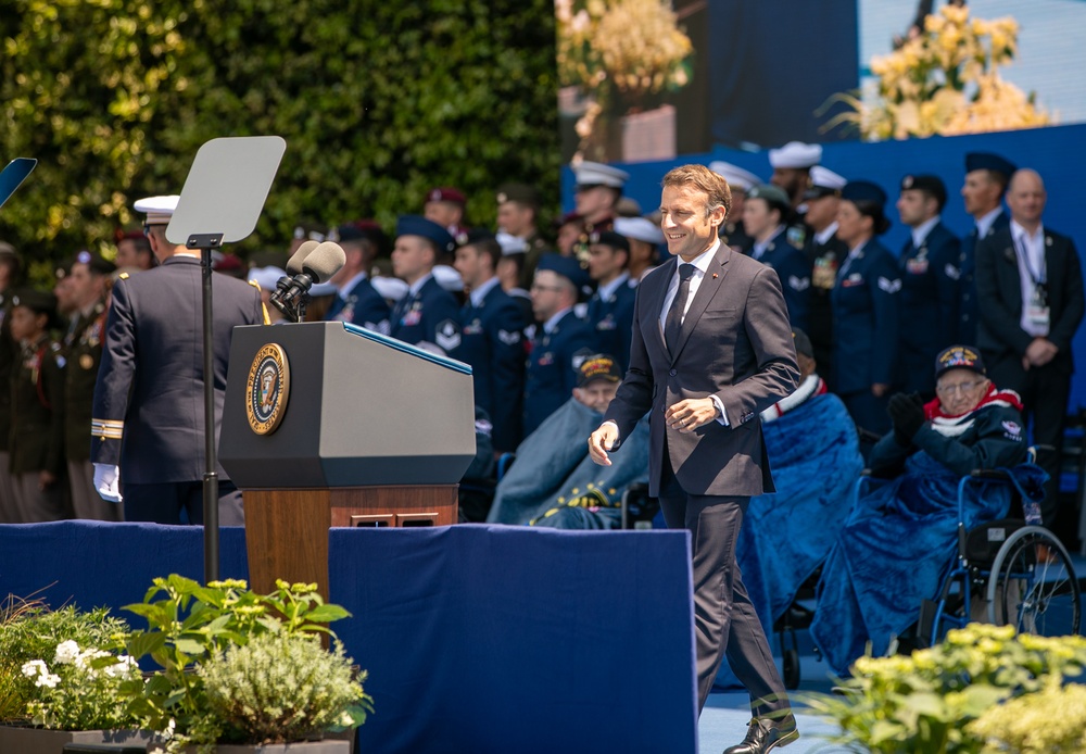 President Biden honors D-Day Vets in Normandy