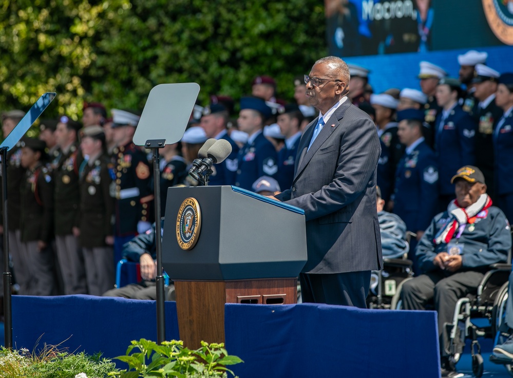 President Biden honors D-Day Vets in Normandy