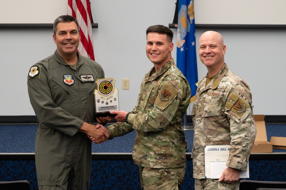 57th Wing first quarter award winners