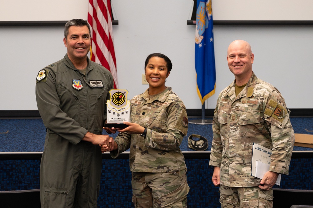 57th Wing first quarter award winners