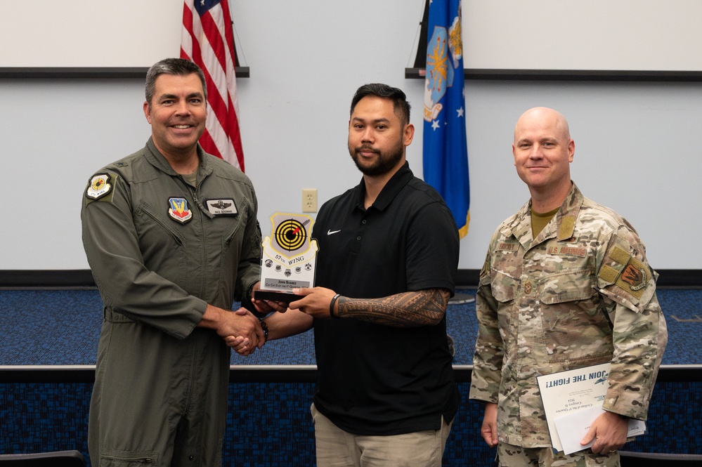 57th Wing first quarter award winners