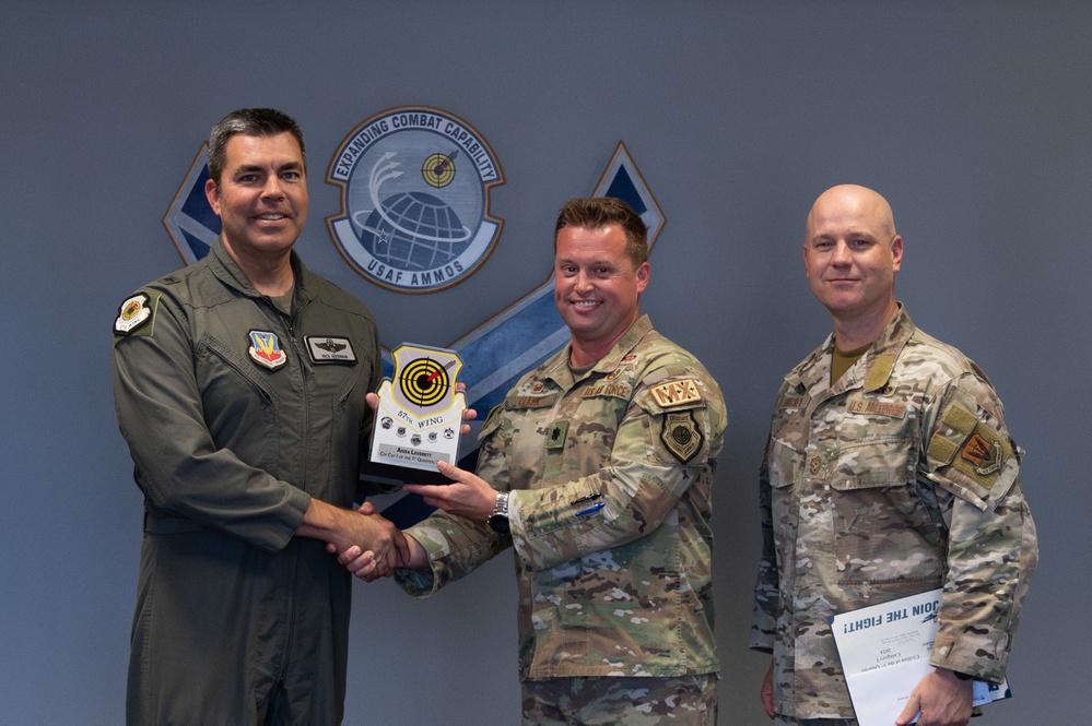 57th Wing first quarter award winners