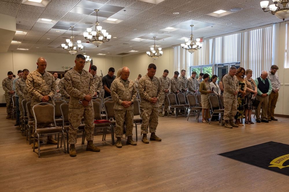 CWO3 Benjamin Lynch retirement ceremony