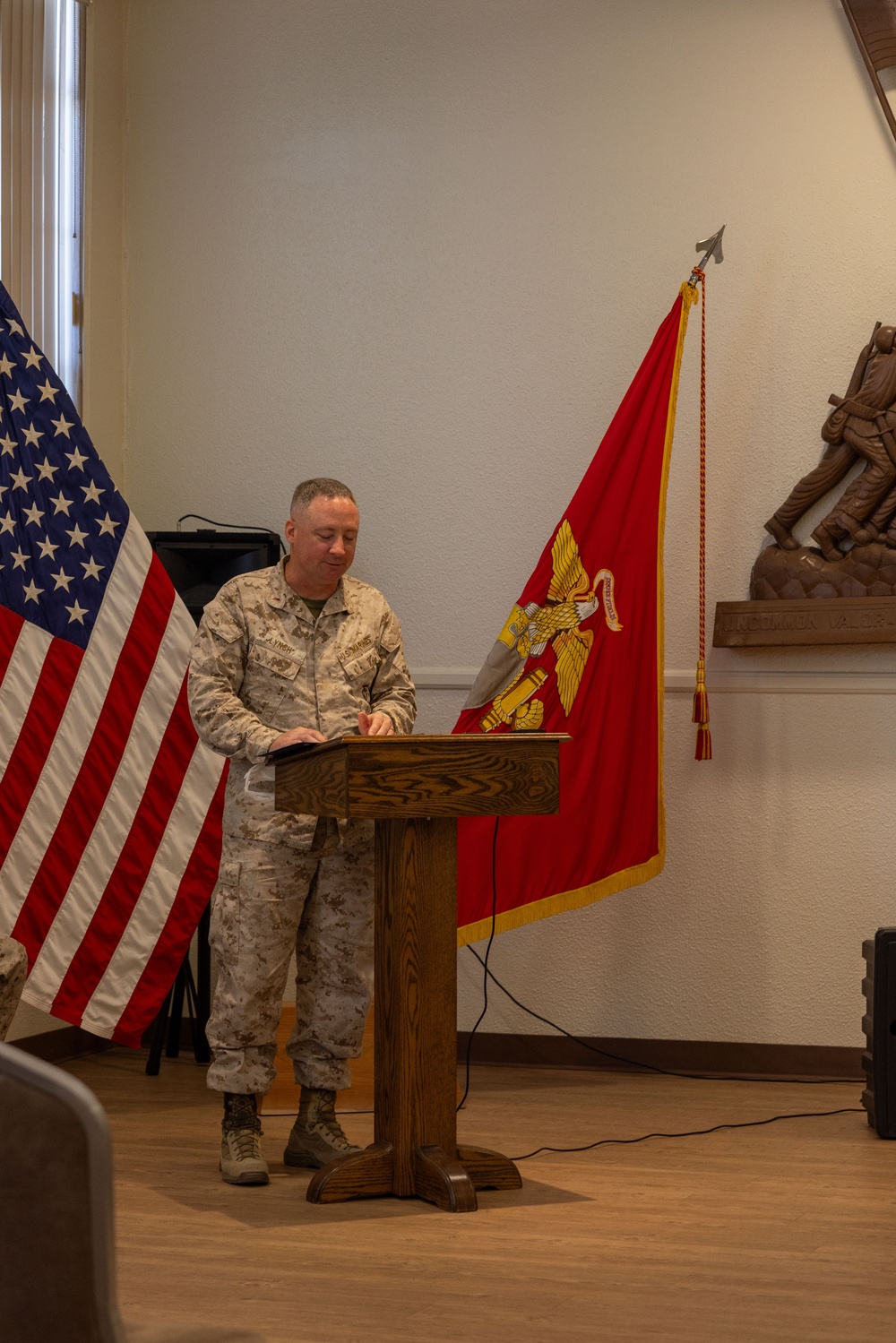 CWO3 Benjamin Lynch retirement ceremony