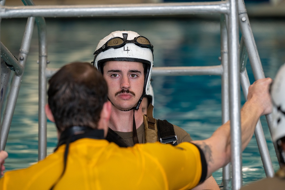 22nd Training Squadron Underwater Egress Training